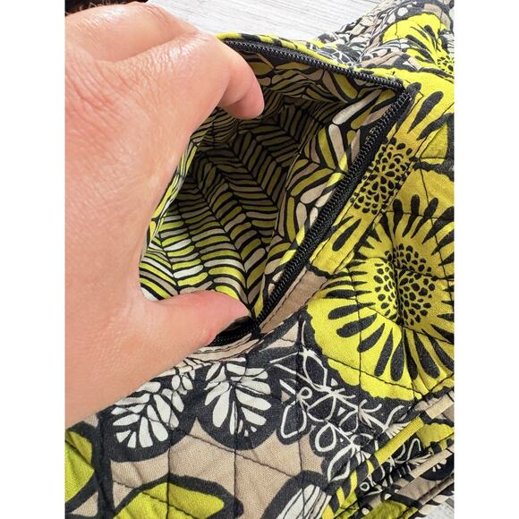 Vera Bradley Retired Citron Emily Satchel Bright Yellow Shoulder Handbag Purse - Picture 4 of 11